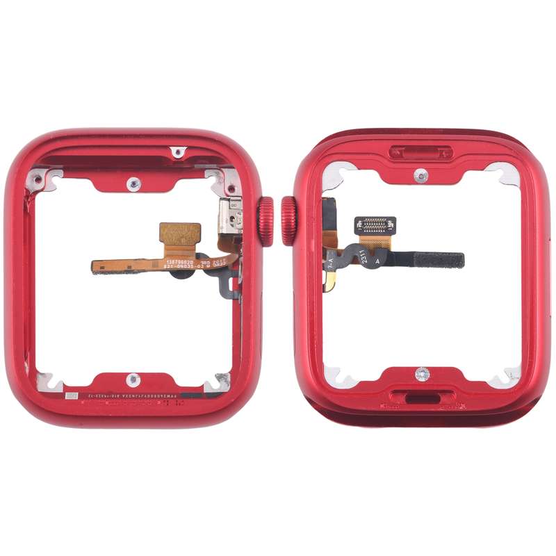 For Apple Watch Series 7 / 8 / 9 41MM LTE Aluminium Alloy Middle Frame Bezel Plate with Crown Spin A