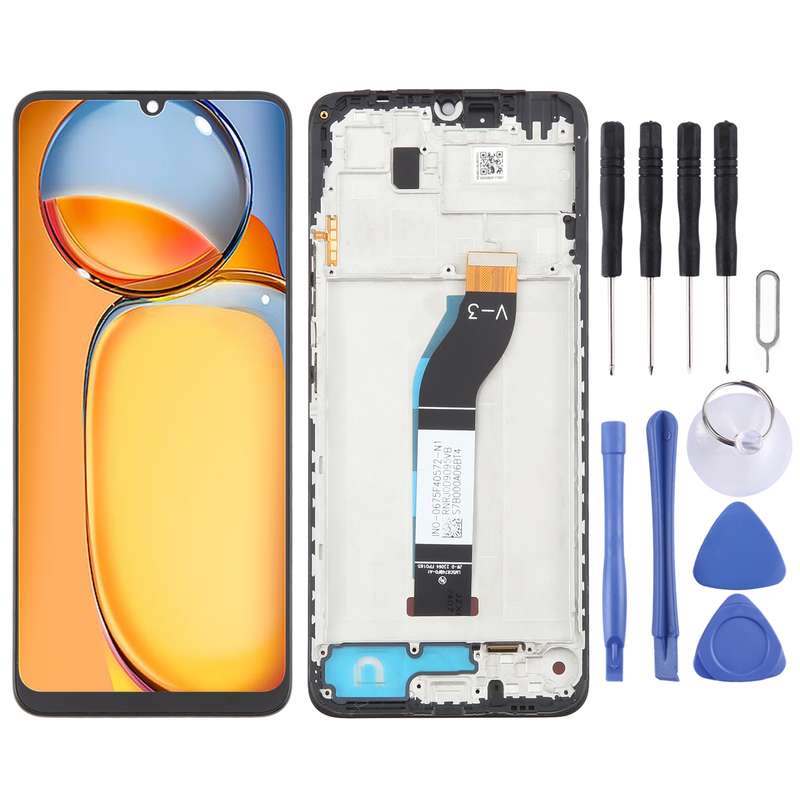 For Xiaomi Redmi 13C 4G OEM LCD Screen Digitizer Full Assembly with Frame