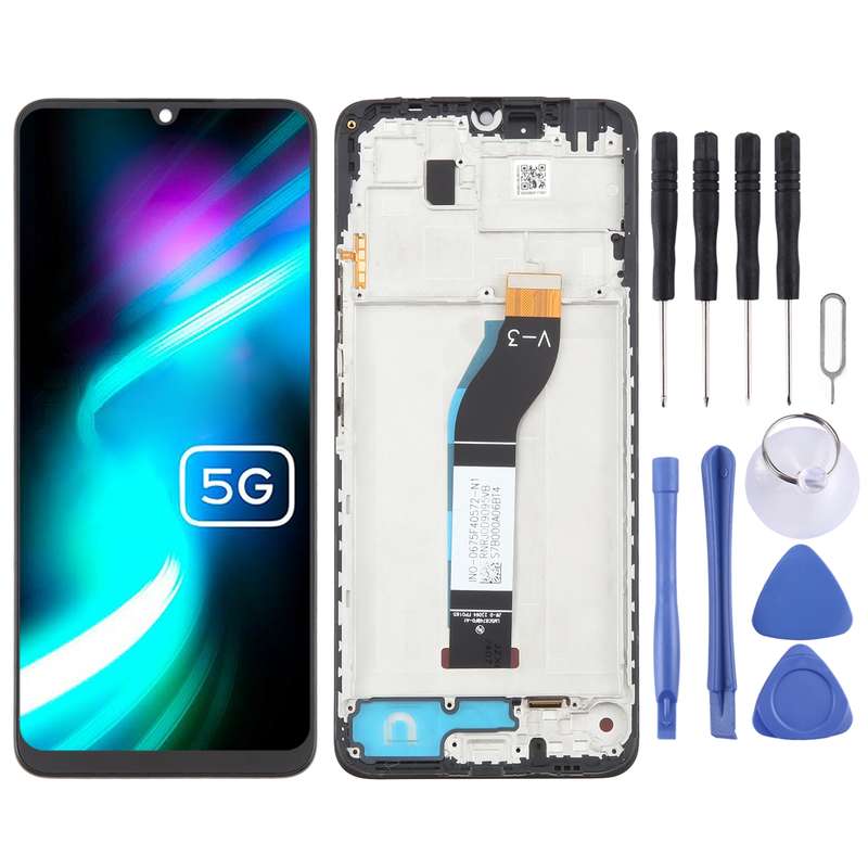 For Xiaomi Poco M6 5G OEM LCD Screen Digitizer Full Assembly with Frame