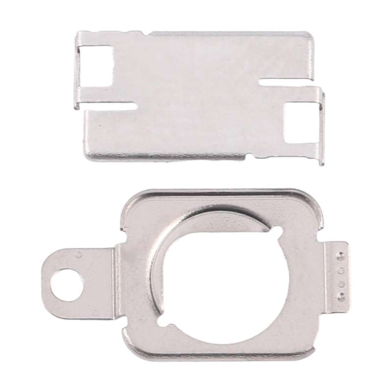 For iPhone 15 1 Pair Flashlight / Mic Iron Sheet Cover (On The Back Cover)