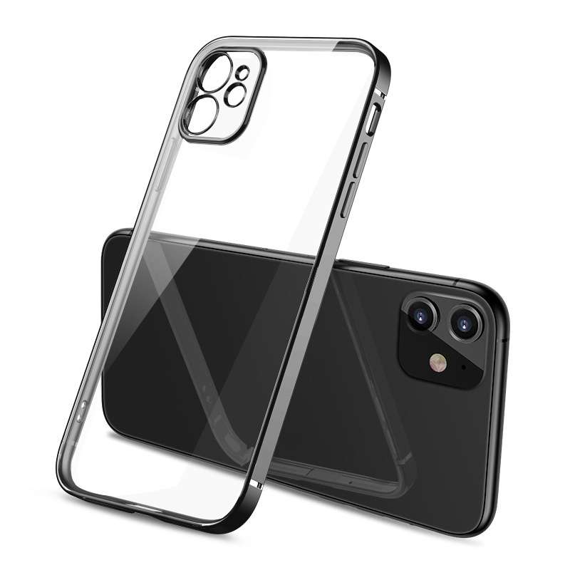 For iPhone 11 Magic Cube Plating TPU Protective Case(Purple)