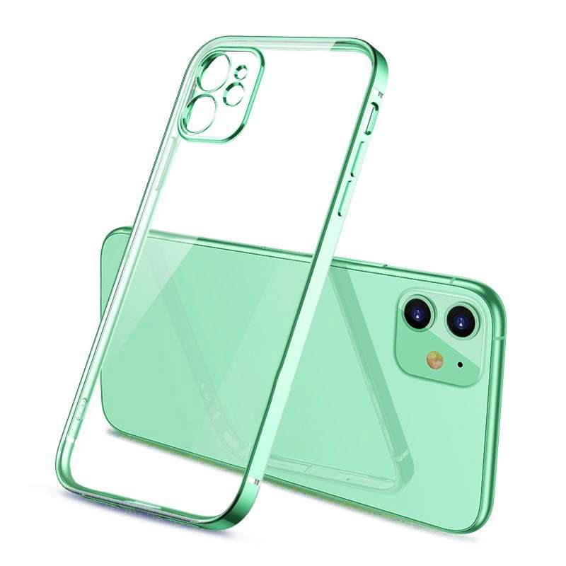 For iPhone 11 Magic Cube Plating TPU Protective Case(Purple)
