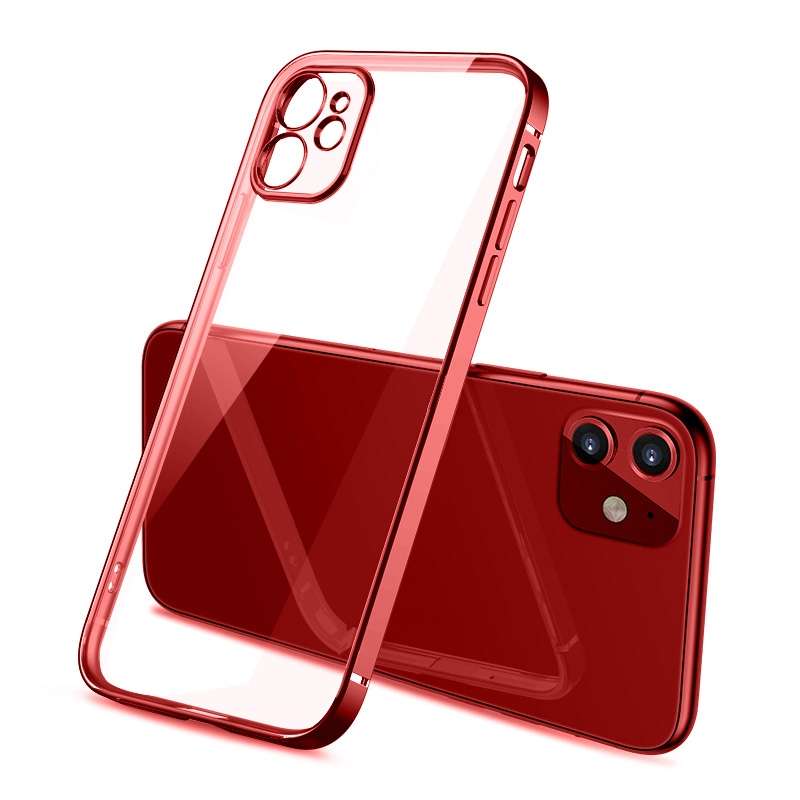 For iPhone 11 Magic Cube Plating TPU Protective Case(Purple)