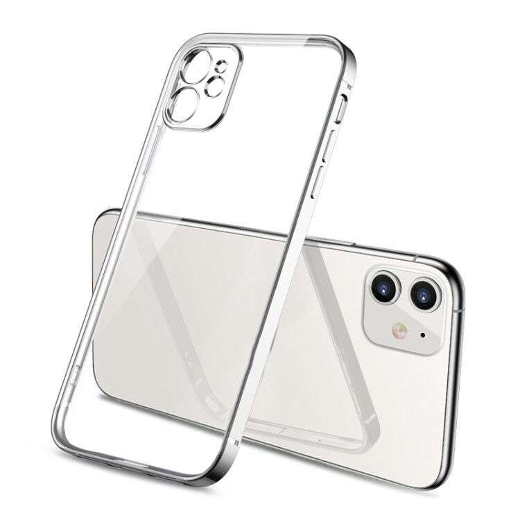 For iPhone 11 Magic Cube Plating TPU Protective Case(Purple)