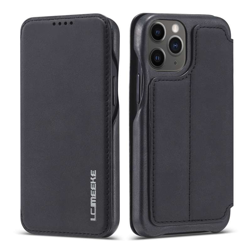 For iPhone 12 mini LC.IMEEKE Hon Ancient Series Horizontal Flip Leather Case with Holder & Card Slot