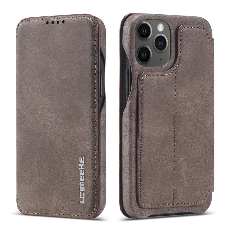 For iPhone 12 mini LC.IMEEKE Hon Ancient Series Horizontal Flip Leather Case with Holder & Card Slot
