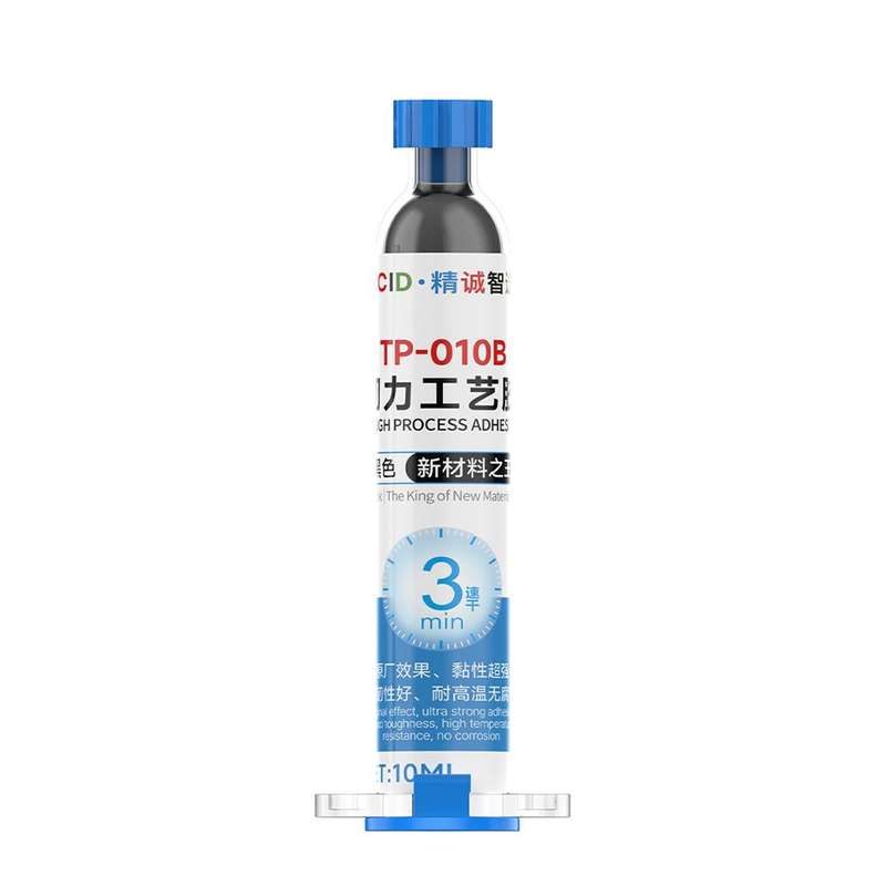 JCID Tough Process Adhesive, Capacity:10ml(Black)