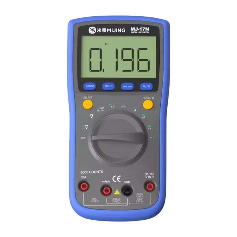Mijing MJ-17N Auto Range LCD Display True-RMS High-precision Digital Multimeter