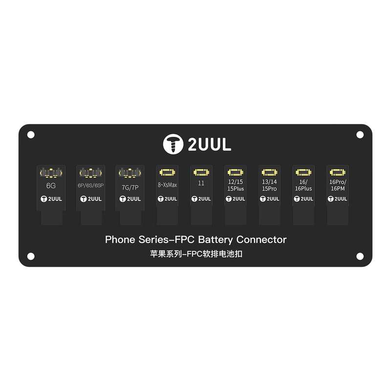 2uul BT03 FPC Battery Connector for iPhone 6 to 16 Pro Max