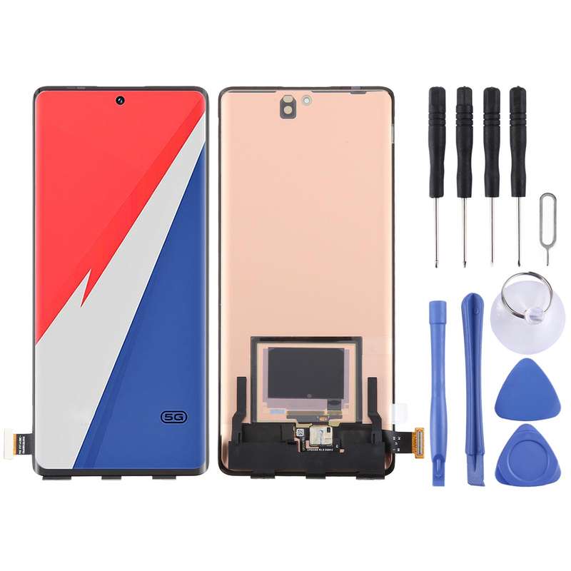 For vivo iQOO 9 Pro OLED LCD Screen with Digitizer Full Assembly with Fingerprint Identification