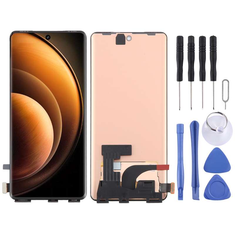 For vivo X100 OLED LCD Screen with Digitizer Full Assembly with Fingerprint Identification