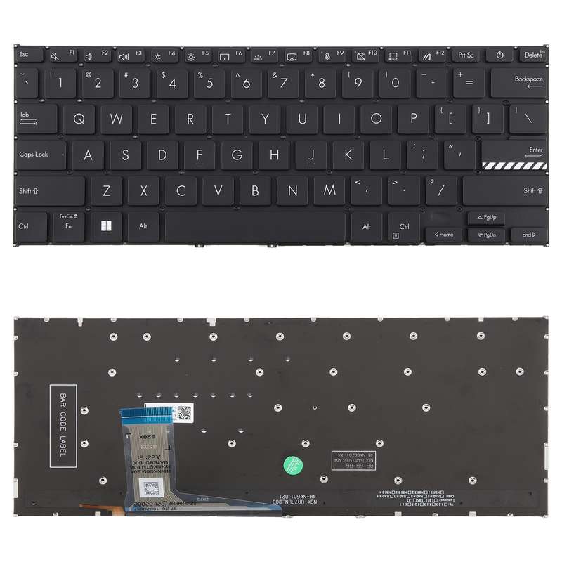US Version Backlit Laptop Keyboard for Asus VivoBook 14 Pro X1402 M1402 D1402 F1402 X1403Z X1402Z(Bl