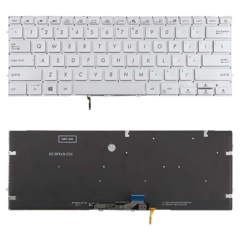 US Version Backlit Laptop Keyboard for Asus UX431 X431 V431 K431 S431 X431FAC UX431U UX431F U4500F(S