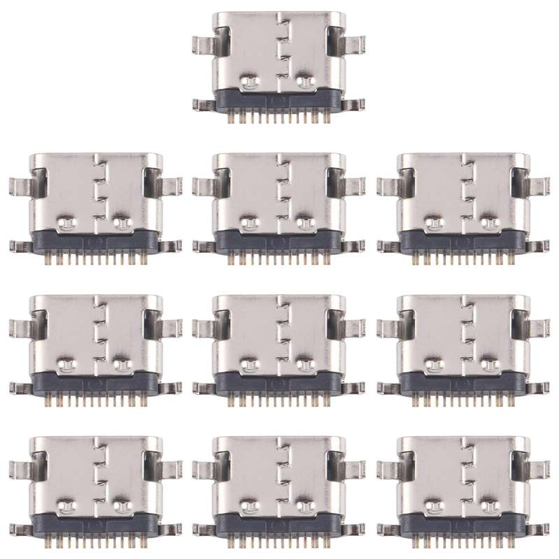 10pcs Original 12 Pin Charging Port Connector, Model:Middle Pin Position