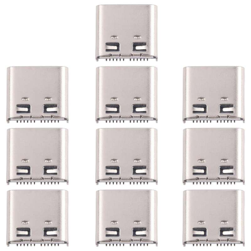 10pcs Original 12 Pin Charging Port Connector, Model:Dual-row Pin