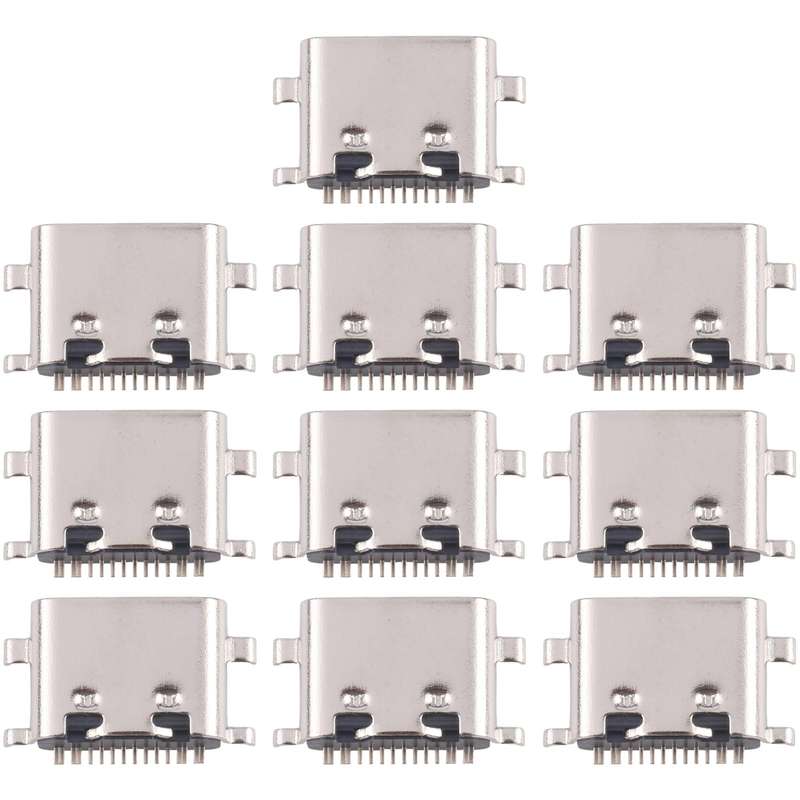 10pcs Original 12 Pin Charging Port Connector, Model:Four Pins Lower