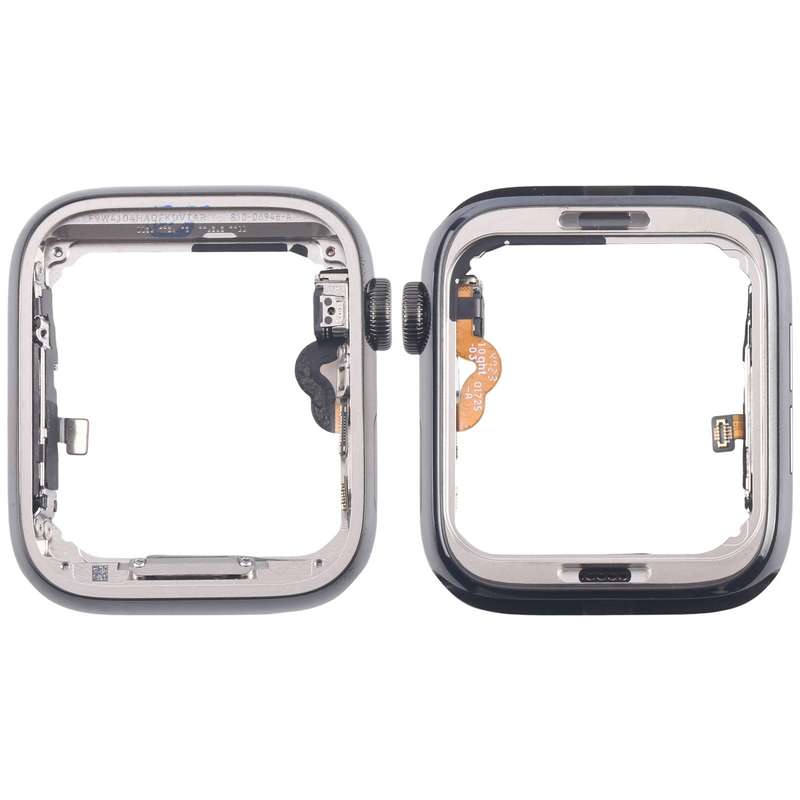 For Apple Watch Series 4 40mm LTE Graphite Steel Middle Frame Bezel Plate with Crown Spin Axis Flex