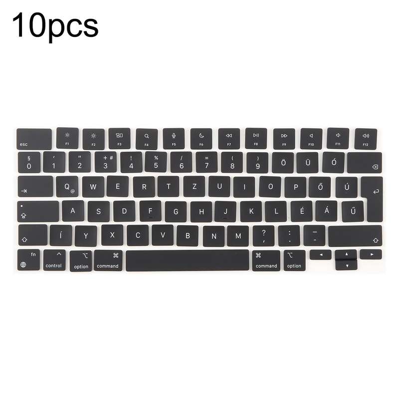 For MacBook A2681 A2941 A3113 A3114 10pcs UK Big Enter Version Keycaps, Language:Hungary