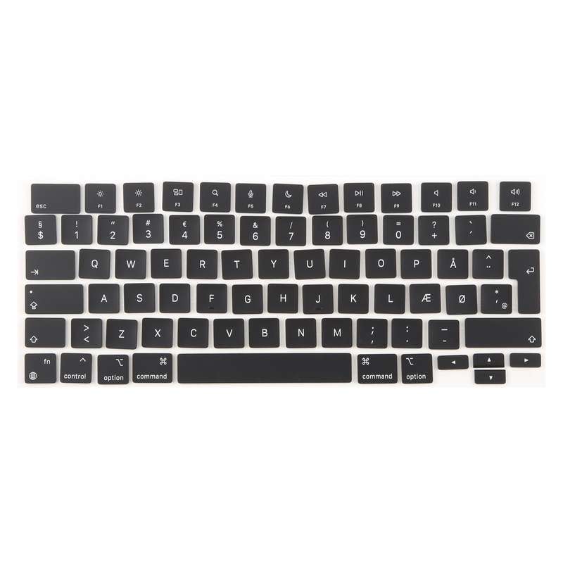 For MacBook A2442 A2485 A2779 A2780 A2991 A2992 A2918 UK Big Enter Version Keycaps, Language:Denmark