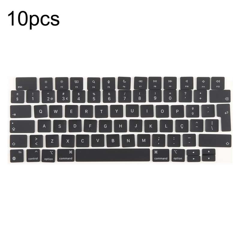 For MacBook A2442 A2485 A2779 A2780 A2991 A2992 A2918 10pcs UK Big Enter Version Keycaps, Language:P