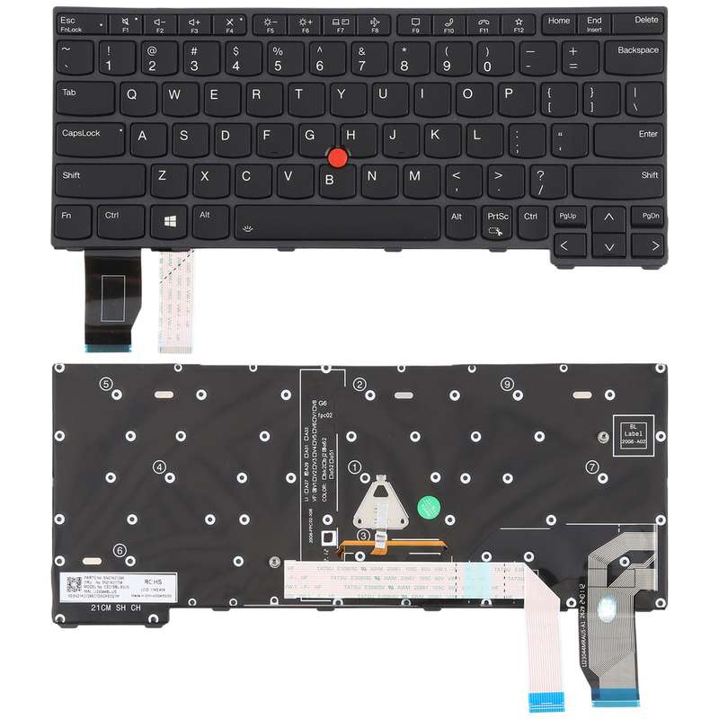 US Version Backlit Laptop Keyboard with Pointing for Lenovo ThinkPad X13 Gen 2 20WK 20XH X13 Yoga Ge