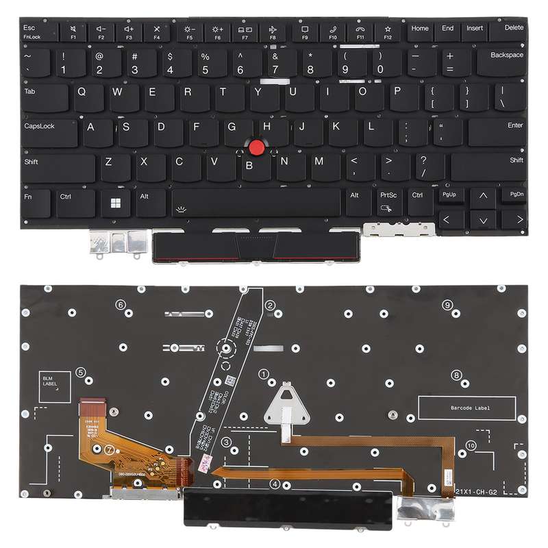 US Version Backlit Laptop Keyboard with Pointing for Lenovo IBM ThinkPad X1C X1 carbon 9th Gen9 10th