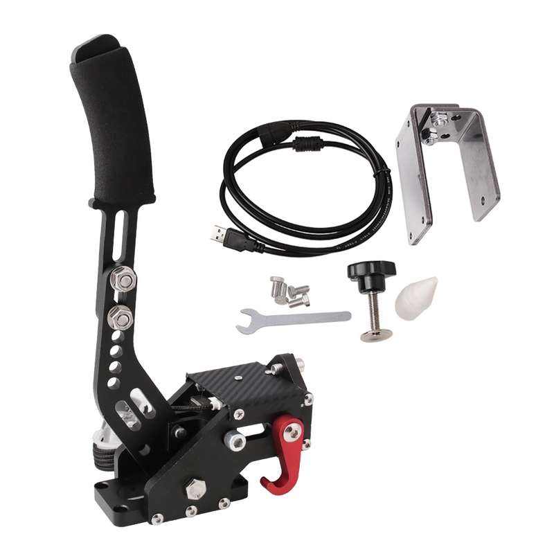 Universal USB Horizontal Drift Rally Racing Handbrake Lever Professional Gaming Peripherals for Raci