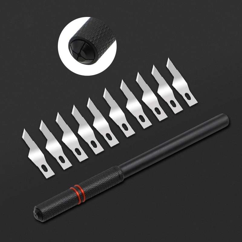 Ergonomic Non-slip Carving Glue Remover Knife Set, Model:NO.4