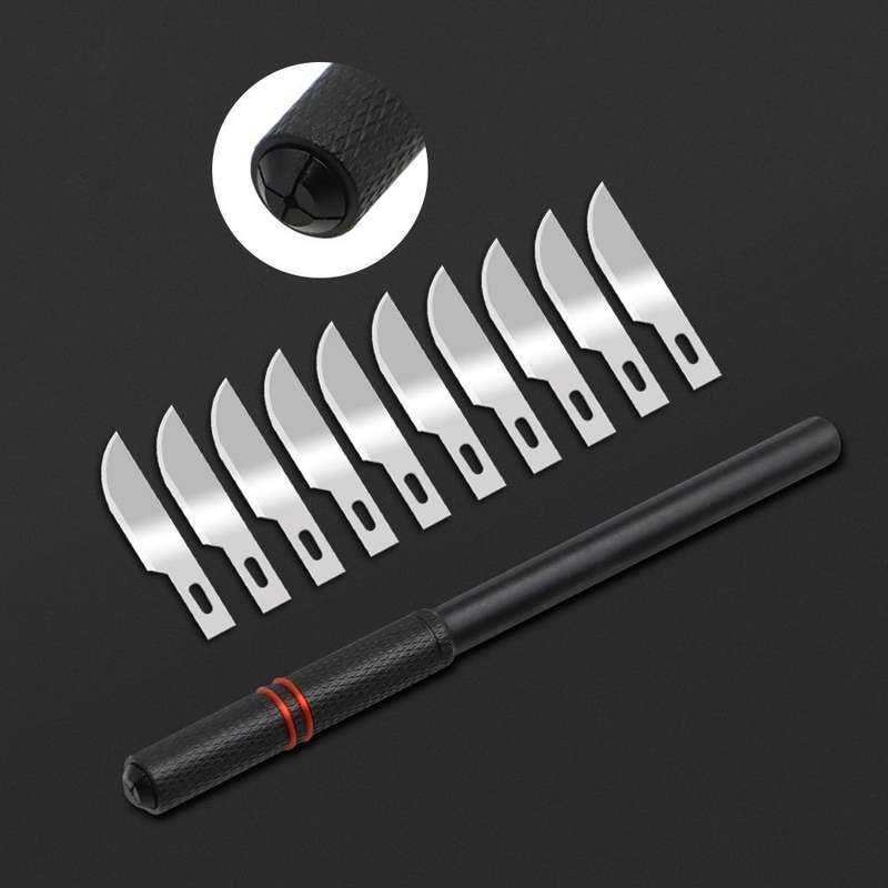 Ergonomic Non-slip Carving Glue Remover Knife Set, Model:NO.6