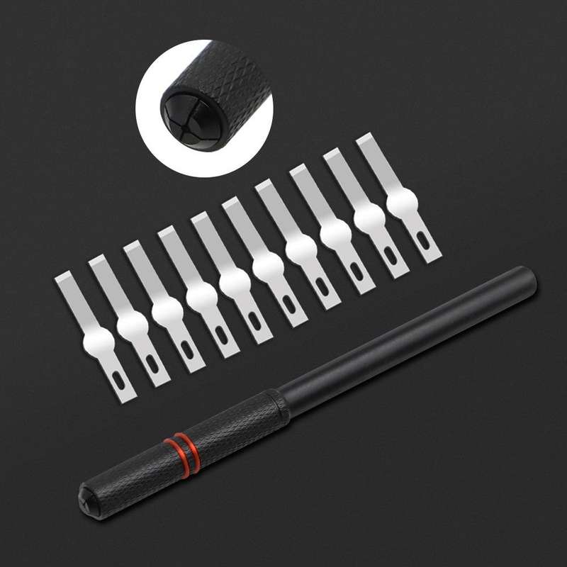 Ergonomic Non-slip Carving Glue Remover Knife Set, Model:NO.8