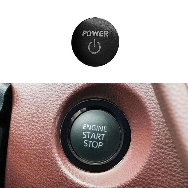 For Toyota Corolla Cross / Yaris Car One-key Start Engine Key Ignition Switch Decorative Ring Cover,