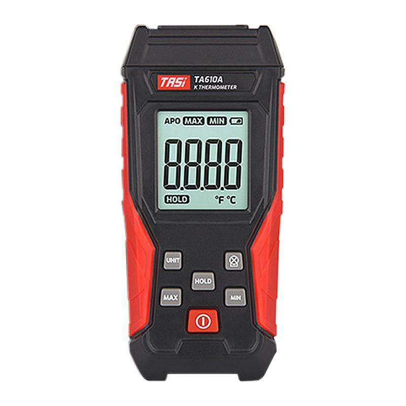 TRSI TA610A Industrial Handheld K-Type Thermocouple Thermometer, Single Channel, without Ambient Tem