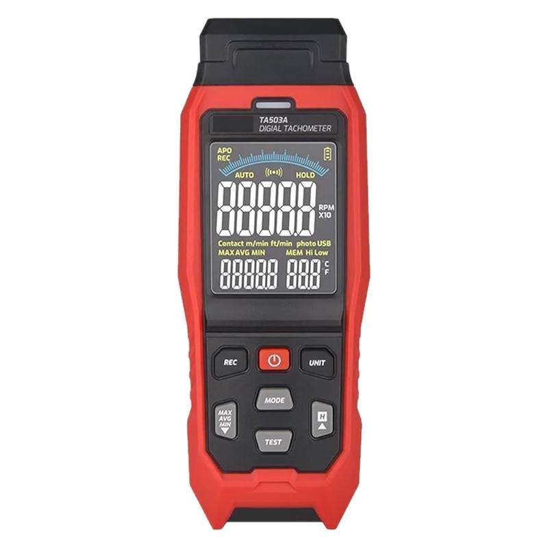 TASI Non-contact Portable Measuring Speed Meter Digital Display Laser Tachometer