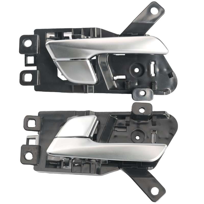 Pair Car Left and Right Door Inside Handle for Hyundai Sonata 2015-2017 82610-C1010, 82620-C1010(Bla