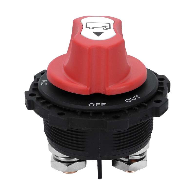 12-24V 300A Heavy-Duty DC Battery Disconnect Switch, Type:Old with OUT Handle Removable