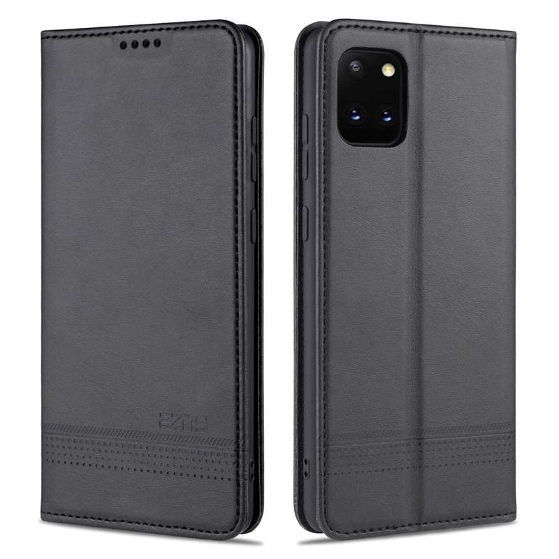 For Samsung Galaxy Note 10 Lite AZNS Magnetic Calf Texture Horizontal Flip Leather Case with Card Sl