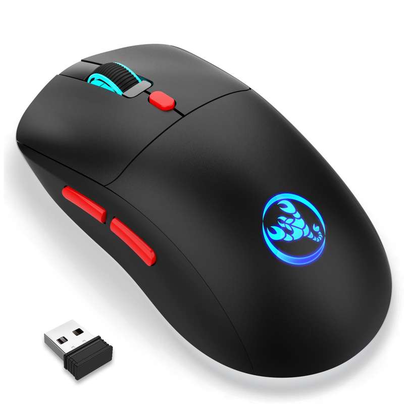 HXSJ T20 2.4GHz Rechargeable Wireless Mouse(White)
