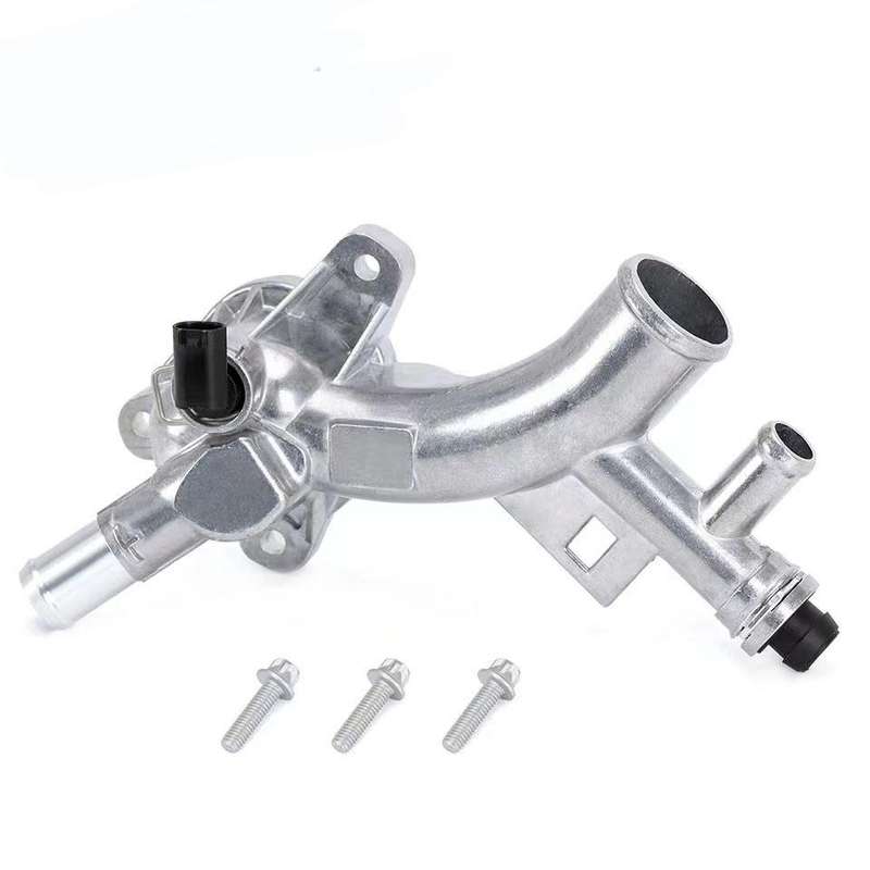 Car Thermostat Housing Water Pump Outlet for Buick / Chevrolet Cruze / Opel 25193922 55565334(Silver