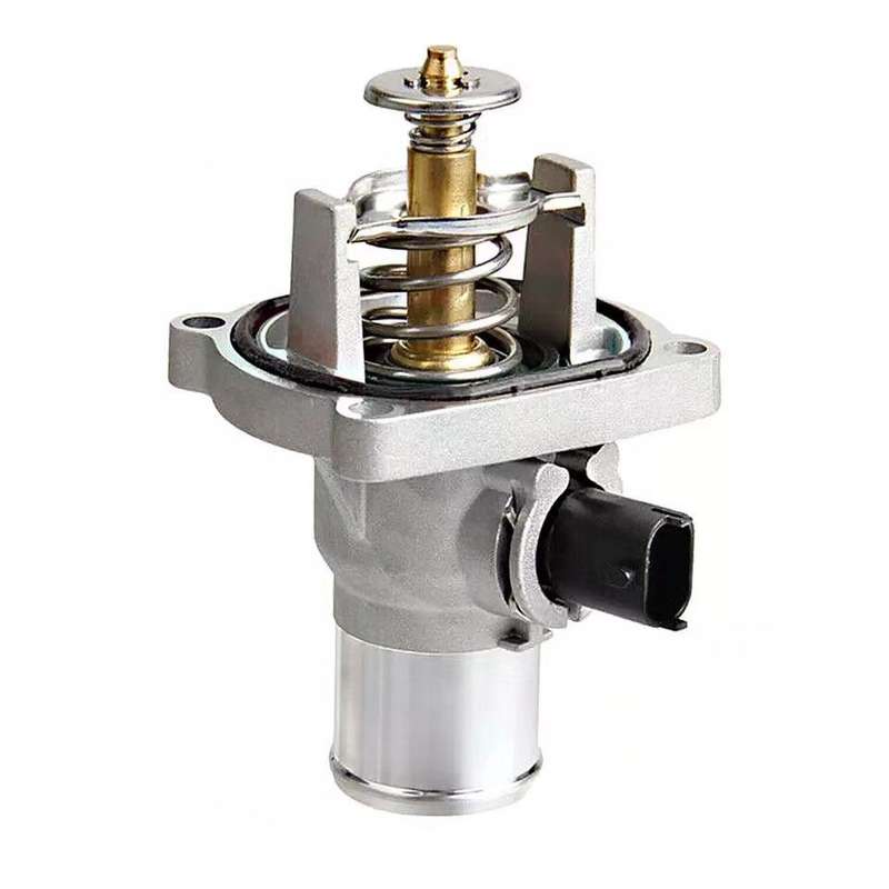 Car Thermostat Housing Water Pump Outlet for Chevrolet Cruze 96984104 55578419 25193683(Silver)