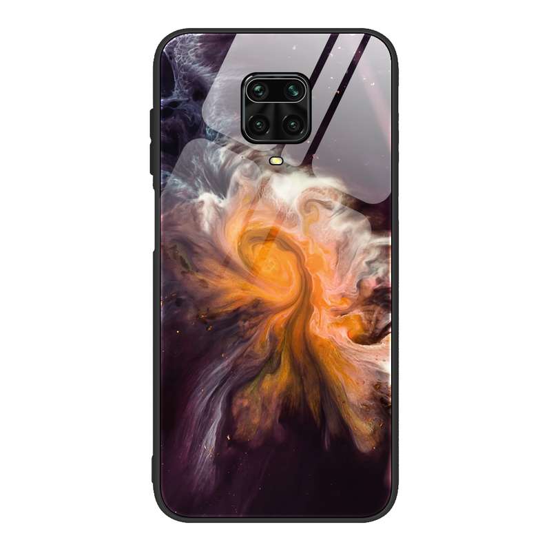 For Xiaomi Redmi Note 9S / Note 9 Pro Marble Pattern Glass Protective Case(DL05)