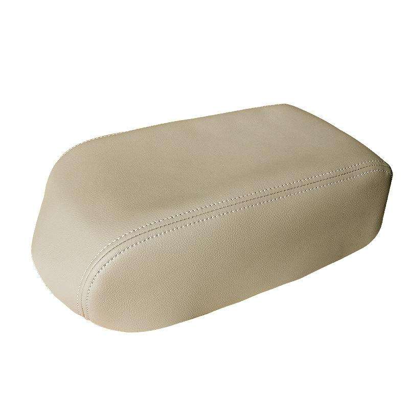 Car Central Armrest Box Protective Leather Cover for Toyota Avalon 2000-2004(Grey)