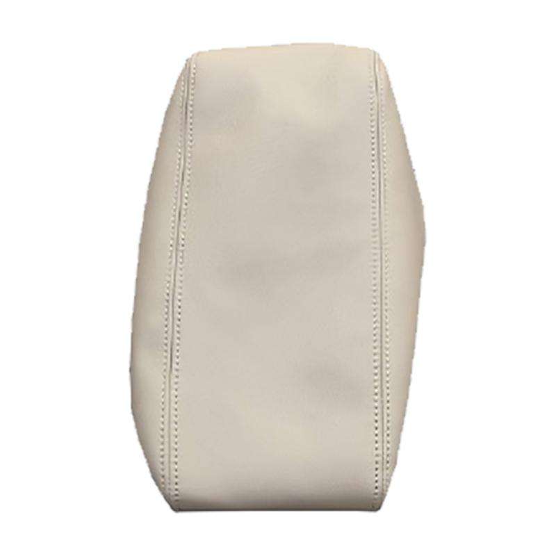 Car Central Armrest Box Protective Leather Cover for Toyota Prius 2004-2009(Beige)