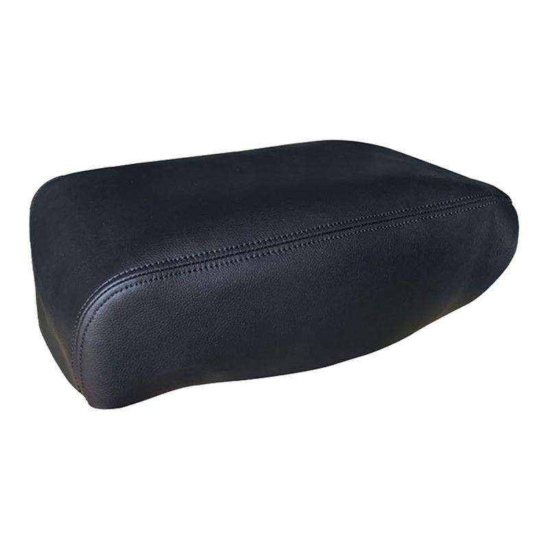 Car Central Armrest Box Protective Leather Cover for Ford Explorer 2011-2019(Beige)