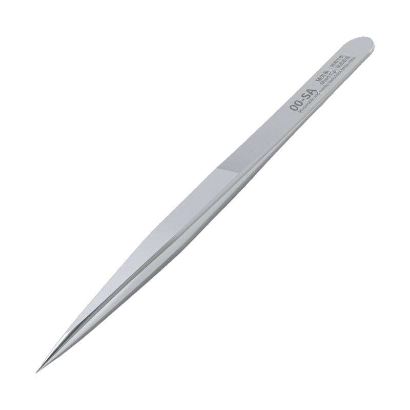 MEGA-IEDA High Hard Non-magnetic Stainless Steel Repair Tweezers, Model:Short Tip