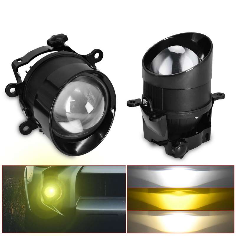 T09 2pcs/Pack 55W 3 inch High Power Dual Lens Fog Light, Type:Oblique Universal