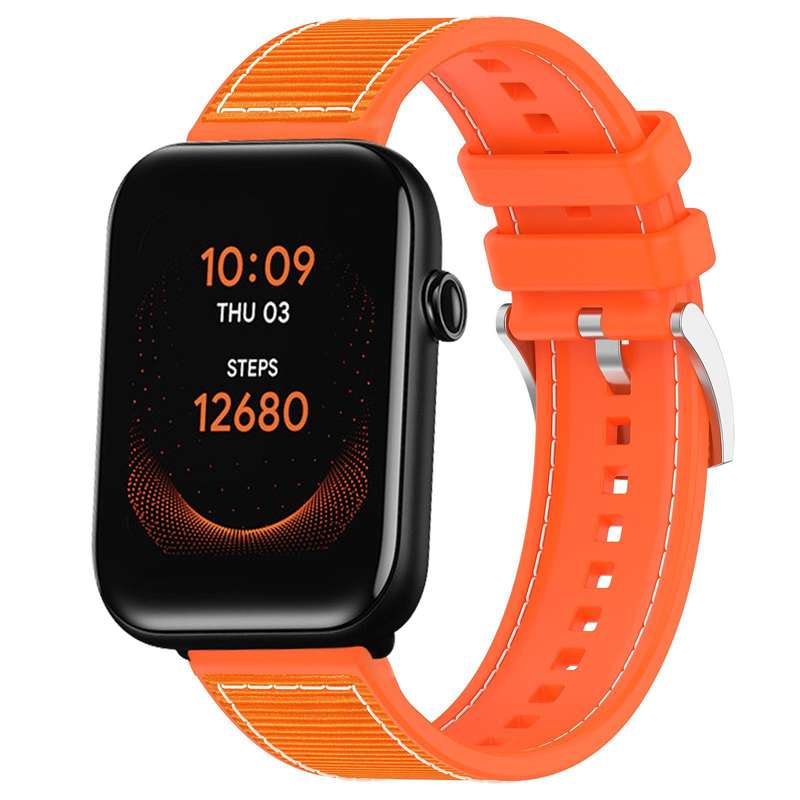 20mm For Ticwatch GTH / E3 / E / 2 xDfind Hybrid Nylon Braid Silicone Watch Band(Grey)
