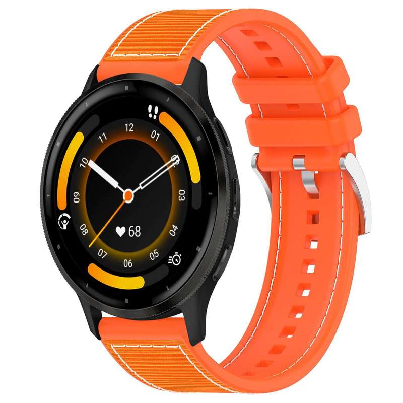 22mm For Garmin Venu 3 / Vivoactive 4 xDfind Hybrid Nylon Braid Silicone Watch Band(Green)