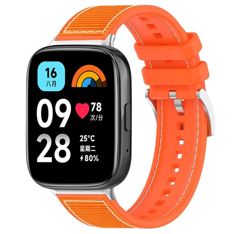 For Redmi Watch 3 Active/Watch 3 Lite 20mm xDfind Hybrid Nylon Braid Silicone Watch Band(Midnight Bl