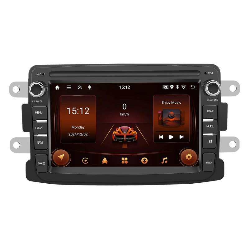 For Dacia Android 15 7 inch Wireless CarPlay Car Player Car Central Control Navigation Machine, Spec