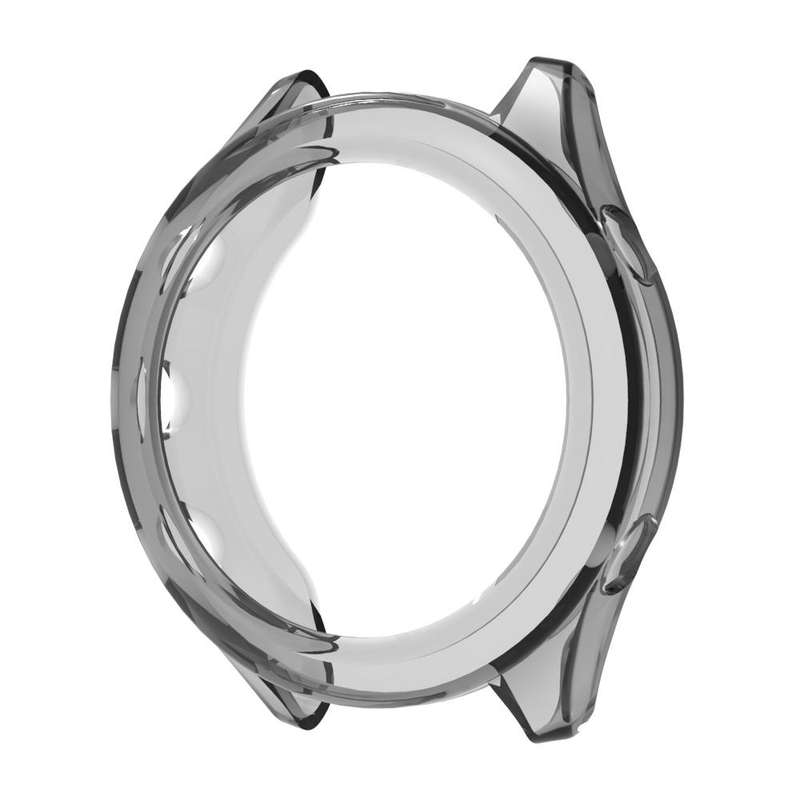 For Garmin Forerunner 970 Half Coverage Hollow TPU Watch Protective Cover(Transparent)